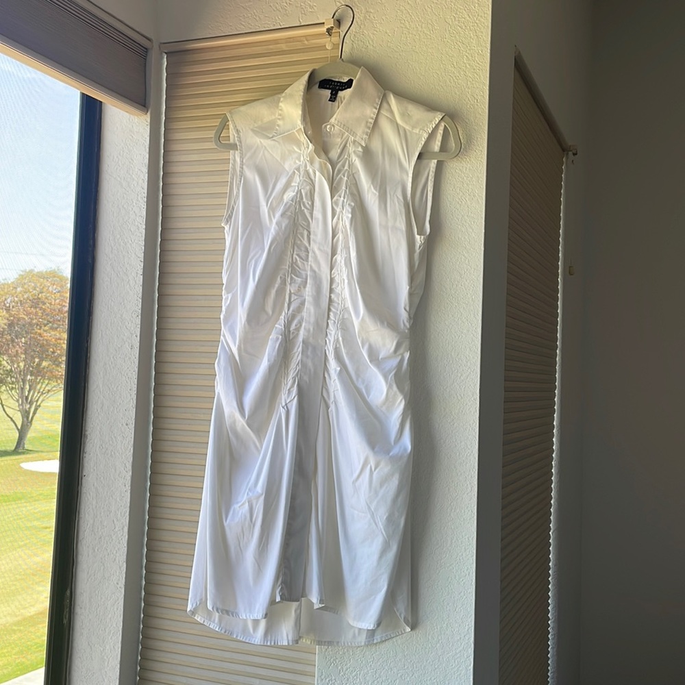 Robert Rodriguez Designer White Shirt Dress Size 2